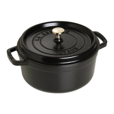 Staub Кокот круглый 18 см, черный Staub / Формы для запекания | Товары для дома | V4.Ru: Маркетплейс