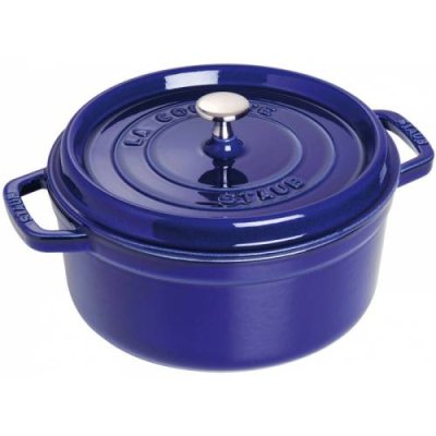 Staub Кокот круглый 24 см, темно-синий Staub / Формы для запекания | Товары для дома | V4.Ru: Маркетплейс