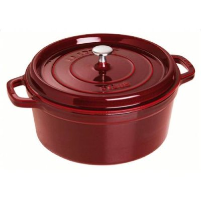 Staub Кокот круглый 28 см, гранатовый Staub / Формы для запекания | Товары для дома | V4.Ru: Маркетплейс