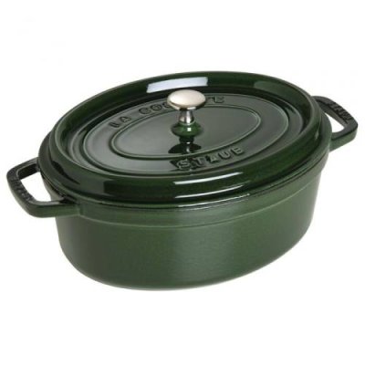 Staub Кокот овальный 29 см, зеленый базилик Staub / Формы для запекания | Товары для дома | V4.Ru: Маркетплейс