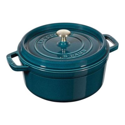 Staub Кокот круглый 24 см, бирюзовый Staub / Формы для запекания | Товары для дома | V4.Ru: Маркетплейс