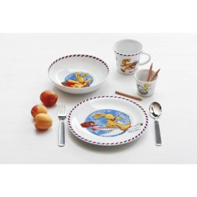 Kahla Набор детской посуды 3 предмета Kiddie Tableware Felix Kahla / Детская посуда | Товары для дома | V4.Ru: Маркетплейс