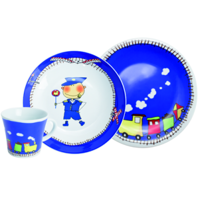 Kahla Набор детской посуды 3 предмета Kiddie Tableware Adventure Express Kahla / Наборы детской посуды | Товары для дома | V4.Ru: Маркетплейс