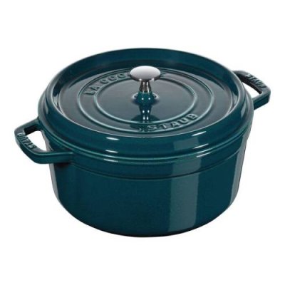 Staub Кокот круглый 26 см, бирюзовый Staub / Формы для запекания | Товары для дома | V4.Ru: Маркетплейс