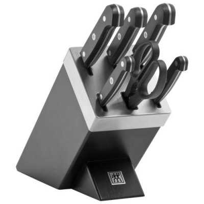 Zwilling Набор из 5 ножей с ножницами и затачивающим блоком черный Gourmet Zwilling / Наборы ножей | Товары для дома | V4.Ru: Маркетплейс