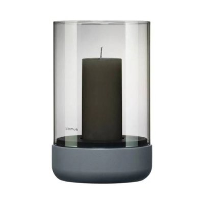 Blomus Подсвечник 20 см Steel Gray & Smoke Calma Blomus / Подсвечники и свечи | Товары для дома | V4.Ru: Маркетплейс