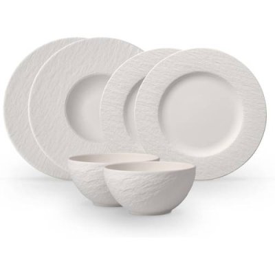 Villeroy & Boch Столовый сервиз 6 предметов Manufacture Rock Villeroy & Boch / Столовые сервизы | Товары для дома | V4.Ru: Маркетплейс