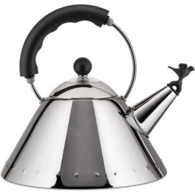 Alessi Чайник со свистком 22х22,5х23 см черный Kettle Alessi / Чайники для плиты | Товары для дома | V4.Ru: Маркетплейс