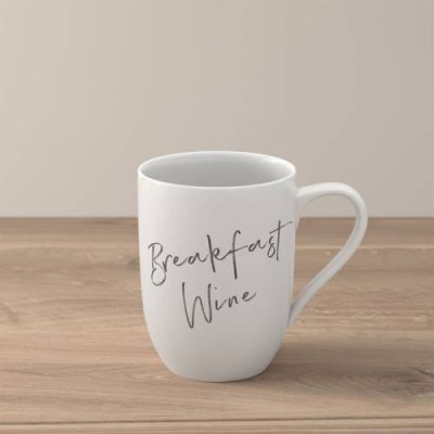 Villeroy & Boch Кружка 340 мл "Breakfast Wine", белая Statement Villeroy & Boch / Кружки | Товары для дома | V4.Ru: Маркетплейс