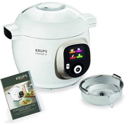 Krups Мультиварка 6 л 1600 Вт, белая Cook4Me plus CZ7101 Krups / Мультиварки | Товары для дома | V4.Ru: Маркетплейс