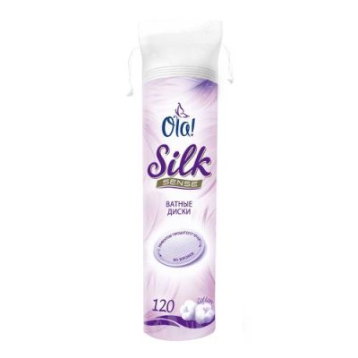 Диски ватные OLA Silk Sense, 120шт / Бумажные полотенца, салфетки, вата | Товары для дома | V4.Ru: Маркетплейс