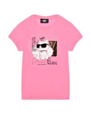 Футболка с принтом Choupette Karl Lagerfeld kids / Футболки, Топы, Майки | Одежда, обувь и аксессуары | V4.Ru: Маркетплейс