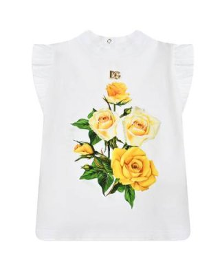 Футболка с рюшами на плечах Dolce&Gabbana / Футболки, Топы, Майки | Одежда, обувь и аксессуары | V4.Ru: Маркетплейс