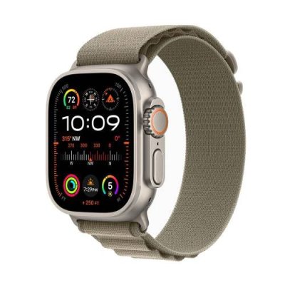 Apple Watch Ultra 2 49 mm Titanium Case Olive Alpine Loop (L) Apple Watch Ultra 2 / Электроника | V4.Market