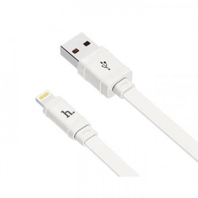 Кабель Hoco X5 (USB) Bamboo Charging Lightning 100 см (белый) Кабели / Электроника | V4.Market