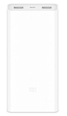 Универсальный внешний аккумулятор Xiaomi Mi Power Bank 2С 20000 mAh пластик (белый) PLM06ZM / Зарядка и крепления | Электроника | V4.Ru: Маркетплейс