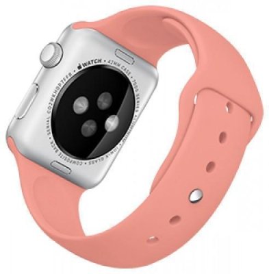 Ремешок силиконовый Rock Sport Band для Apple Watch Series 1/2 42мм (Pink) / Ремешки и браслеты для умных часов Apple | Электроника | V4.Ru: Маркетплейс