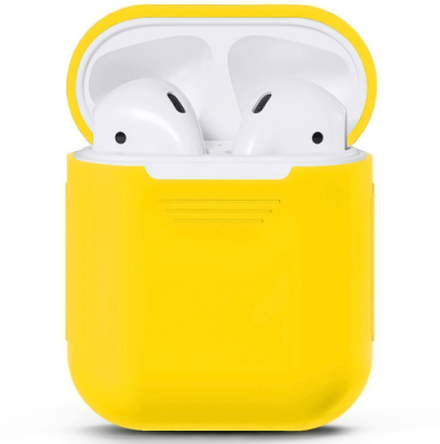 Чехол Silicone Case для AirPods силиконовый (желтый) / Чехлы и держатели для гарнитур | Электроника | V4.Ru: Маркетплейс