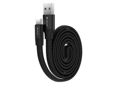 Кабель Devia Ring Y1 Flexible cable USB/Type-C 0,8 m (Black) (998622) / Кабели | Электроника | V4.Ru: Маркетплейс