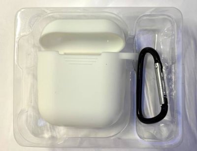 Чехол Protective Case для AirPods силиконовый с карабином (белый) / Чехлы и держатели для гарнитур | Электроника | V4.Ru: Маркетплейс