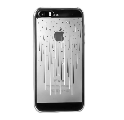 Чехол-накладка для Apple iPhone SE/5S/5 силиконовый с бампером/стразы (silver) / для iPhone 5/5S/SE | Электроника | V4.Ru: Маркетплейс