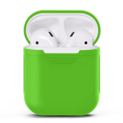 Чехол Silicone Case для AirPods силиконовый (зеленый) / Чехлы и держатели для гарнитур | Электроника | V4.Ru: Маркетплейс