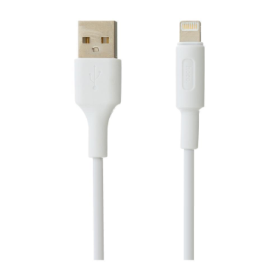 Кабель Hoco X25 (USB) на (Lightning) 100см (белый) / Кабели | Электроника | V4.Ru: Маркетплейс