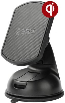 Автомобильный держатель Pitaka New MagMount QI Car Vent CM3001Q (Black) / Автомобильные аксессуары | Электроника | V4.Ru: Маркетплейс