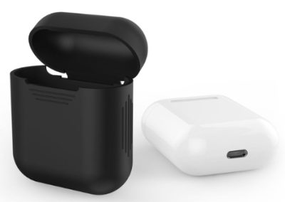 Чехол Protective Case для AirPods силиконовый с карабином (черный) / Чехлы и держатели для гарнитур | Электроника | V4.Ru: Маркетплейс