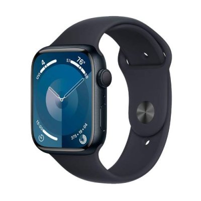 Apple Watch Series 9 45mm (GPS) Midnight Aluminum Case with Midnight Sport Band (M/L) (MR9A3/MRMD3) Apple Watch Series 9 / Электроника | V4.Market