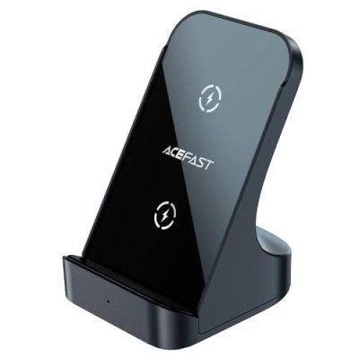 Беспроводное зарядное устройство Acefast (E14) Desktop Wireless Charging 15W (Space Grey) / Док-станции и беспроводные зарядные устройства | Электроника | V4.Ru: Маркетплейс