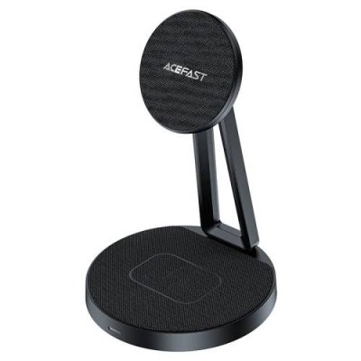 Беспроводное зарядное устройство Acefast MagSafe (E8) 2 в1 Magnetic Desktop Wireless Charging Stand 30W (Black) / Док-станции и беспроводные зарядные устройства | Электроника | V4.Ru: Маркетплейс