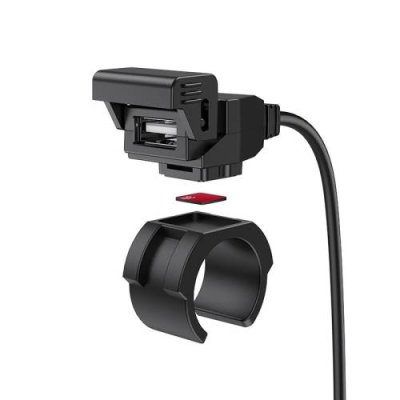 Сетевое зарядное устройство Hoco (Z45A) Dual Port Motorcycle Charger 24W (черный) / Сетевые зарядные устройства | Электроника | V4.Ru: Маркетплейс