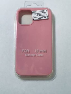 Чехол-накладка Silicone Case Series для Apple iPhone 12 Mini (розовый) для iPhone 12 Mini / Электроника | V4.Market