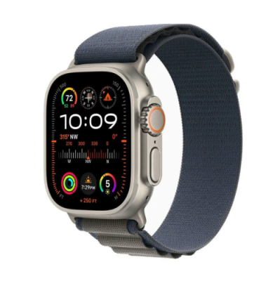 Apple Watch Ultra 2 49 mm Titanium Case Blue Alpine Loop (L) / Apple Watch Ultra 2 | Электроника | V4.Ru: Маркетплейс