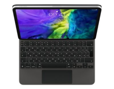 Клавиатура Apple Magic Keyboard with Trackpad для iPad Pro 11 (1th,2th,3th gen) и iPad Air (4th gen) русская (нейлон с подставкой) (черный) (MXQT2RS) / Клавиатуры, мыши, тачпады | Электроника | V4.Ru: Маркетплейс