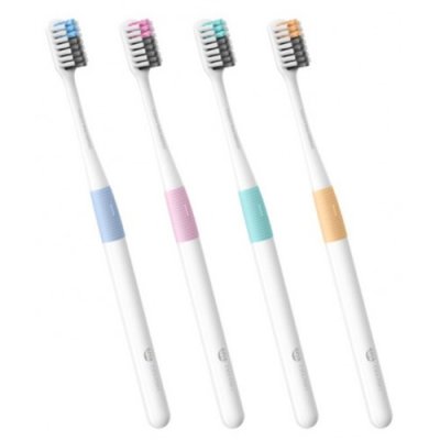 Набор зубных щеток Xiaomi Doctor B Support Bass Method Toothbrush 4 шт (разноцветный) Полость рта и зубы / Электроника | V4.Market