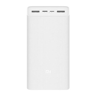 Универсальный внешний аккумулятор Xiaomi Mi Power Bank 3 30000 mAh (PB3018ZM) (белый) Зарядка и крепления / Электроника | V4.Market