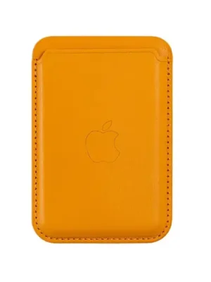 Чехол Apple iPhone Leather Wallet MagSafe (California Poppy) (MHLP3) Кардхолдер c MagSafe / Электроника | V4.Market