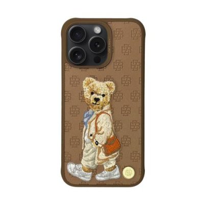 Чехол-накладка Zuck Bear San Francisco Fortune Kapak - Golden State Bear для Apple iPhone 15 Pro Max искусcтвенная кожа (бежевый) для iPhone 15 Plus/15 Pro Max / Электроника | V4.Market