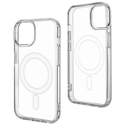 Чехол-накладка Clear Case Magsafe для iPhone 15 Pro пластиковый (прозрачный) для iPhone 15/15 Pro / Электроника | V4.Market