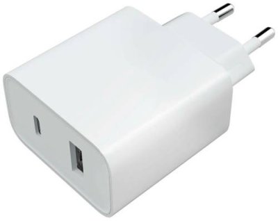 Сетевое зарядное устройство Xiaomi Mi Wall Charger Type-A/Type-C 33W (BHR4996GL) (белый) Сетевые зарядные устройства / Электроника | V4.Market