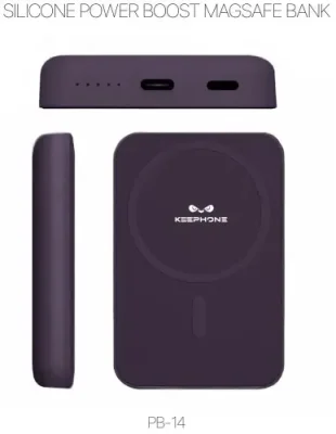 Внешний аккумулятор Keephone PB-16A Ultra Slim 15W 5000mAh (фиолетовый) Универсальные внешние аккумуляторы / Электроника | V4.Market