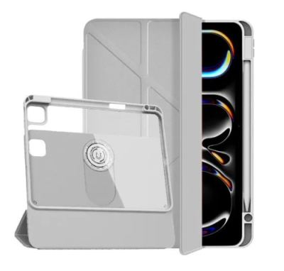 Чехол-книжка WIWU 360° Rotation Magnetic Protection Case для Apple iPad Air 13 (2024) (полиуретан с подставкой) (серый) для Apple iPad Air 13 (2024) / Электроника | V4.Market