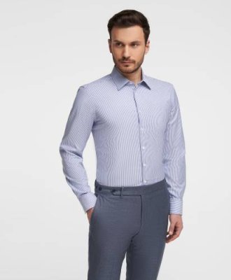 Рубашка HENDERSON дл.р. SHL-2146-S BLUE / Рубашки Non-Iron + Stretch | Одежда, обувь и аксессуары | V4.Ru: Маркетплейс