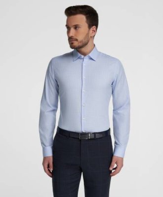 Рубашка HENDERSON дл.р. SHL-2045-X BLUE / Рубашки Non-Iron | Одежда, обувь и аксессуары | V4.Ru: Маркетплейс