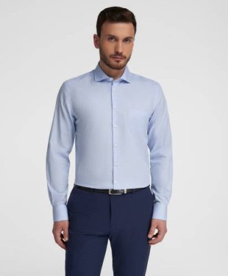 Рубашка HENDERSON дл.р. SHL-2045-R BLUE / Рубашки Non-Iron | Одежда, обувь и аксессуары | V4.Ru: Маркетплейс