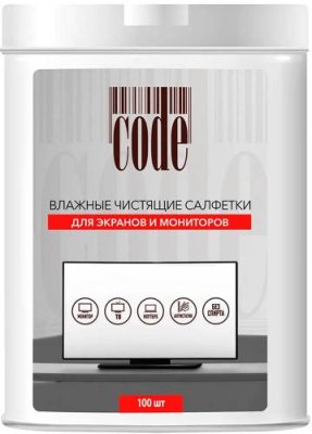 Салфетки Code Средства по уходу за монитором / Электроника | V4.Market