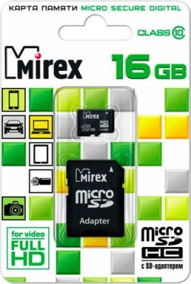 Карта памяти MicroSDHC Mirex Карты памяти / Электроника | V4.Market