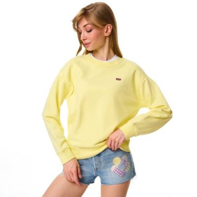 Свитшот Levi's Standard Crew Powdered Yellow / Толстовки и худи | Одежда, обувь и аксессуары | V4.Ru: Маркетплейс